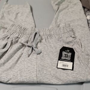 Heather Light Gray Drawstring Lounge Pants